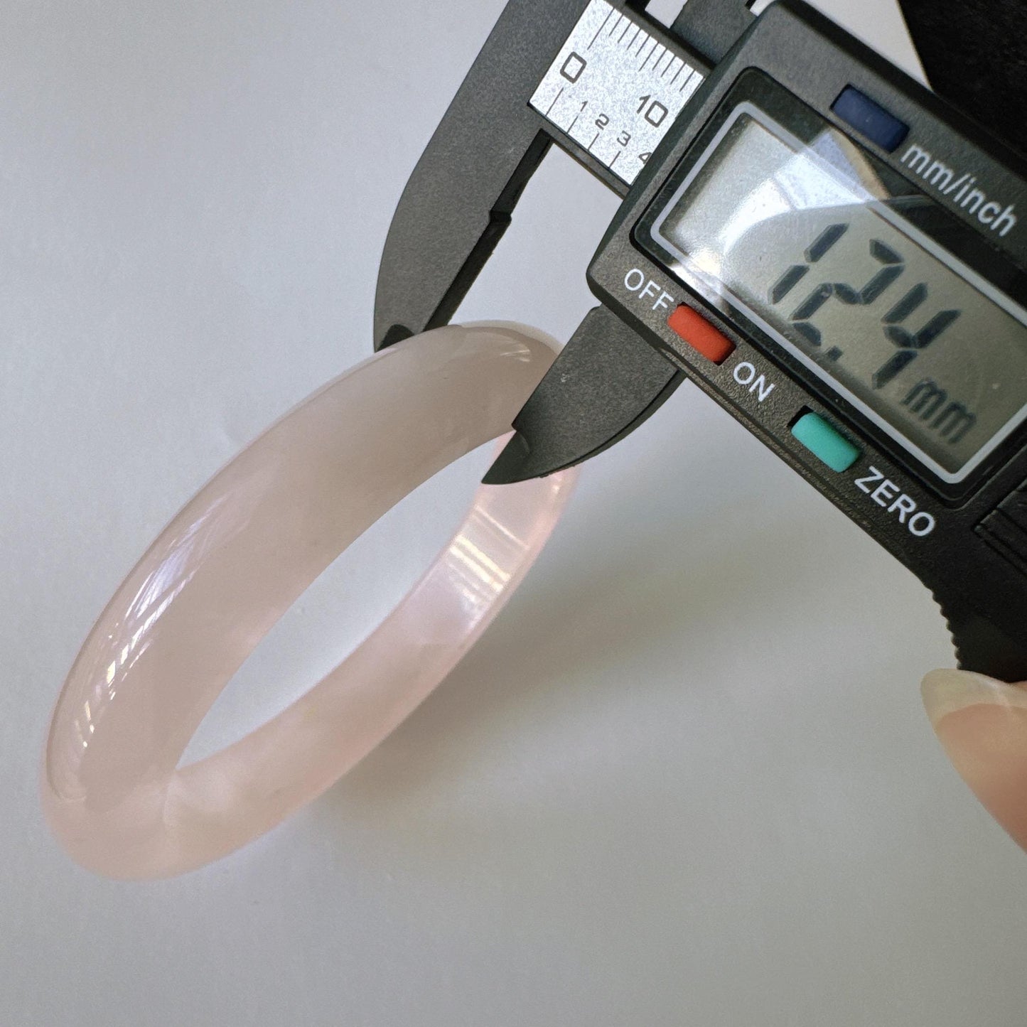 Heartglow - Gentle Soul Rose Quartz Bangle, Pink Crystal Quartz Gemstone Bangle