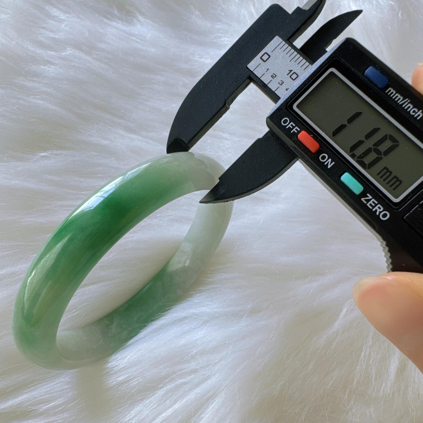 Earthveil – Bright Green Jade Bangle Bracelet, Apple Green Gemstone Jadeite Bangle