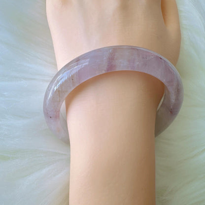 Dreamveil – Elegant Purple Gem Amethyst Bangle Bracelet