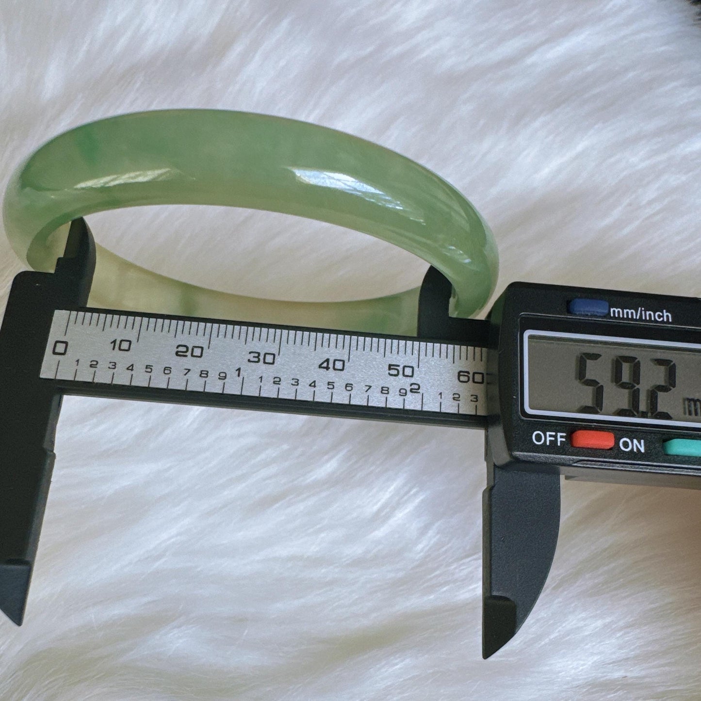 Earthveil - Avocado Green Burma Jade Jadeite Bangle