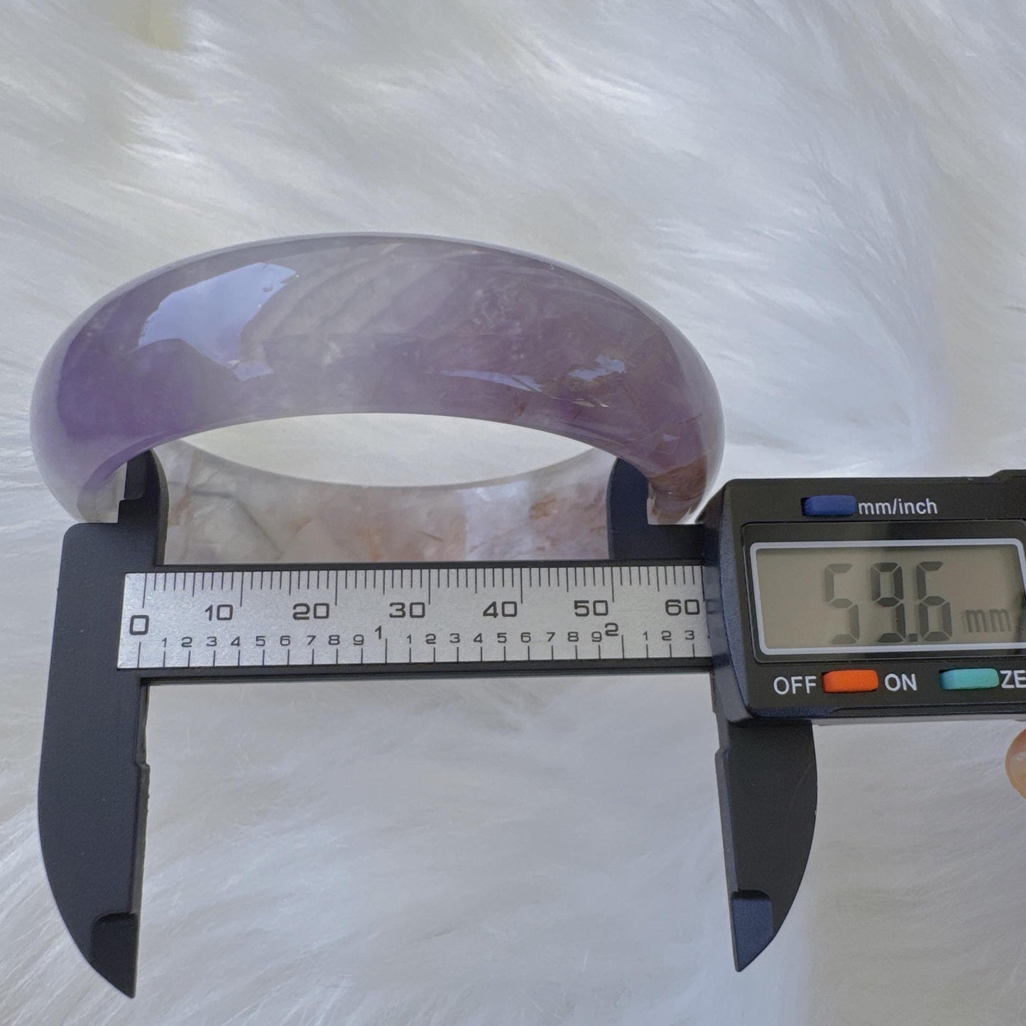 Dreamveil – Pure Amethyst Gemstone Bangle, Purple Crystal Quartz Gemstone Bangle