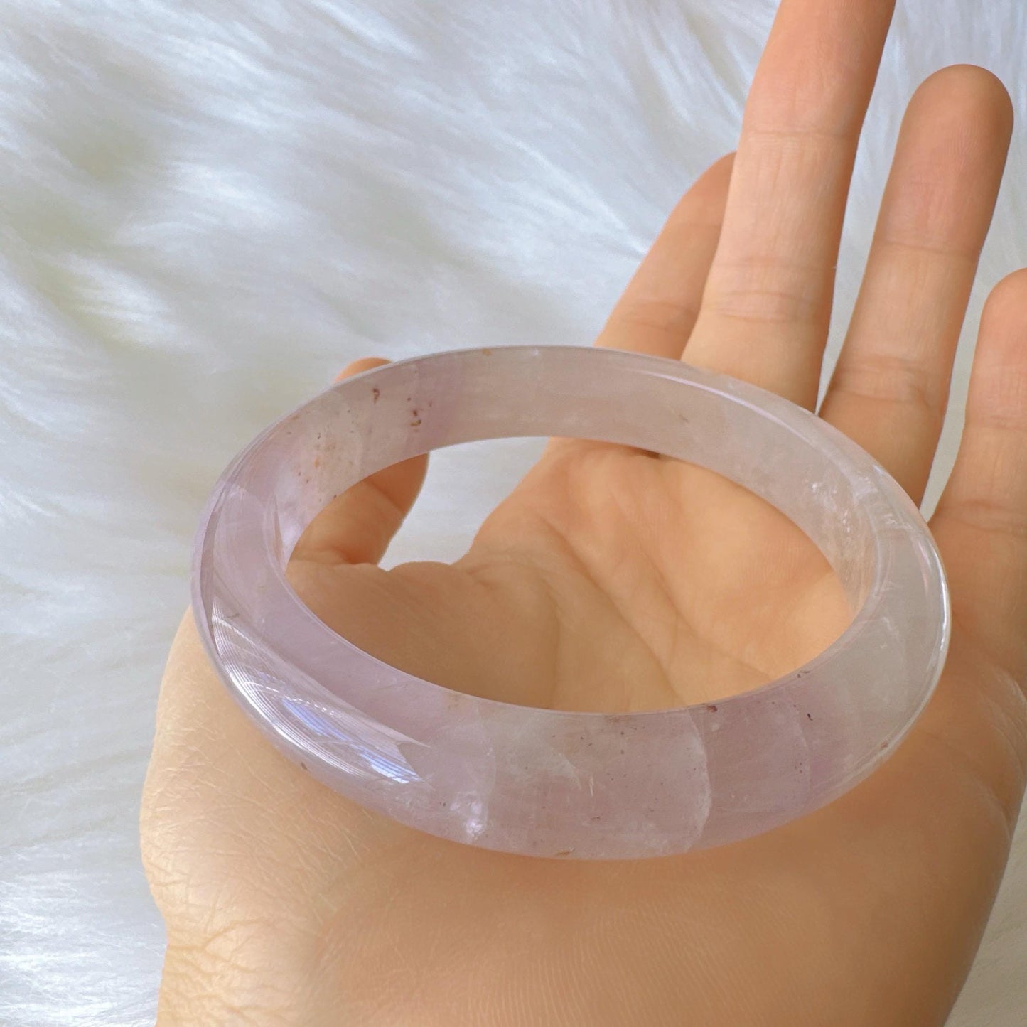 Dreamveil – Elegant Purple Gem Amethyst Bangle Bracelet