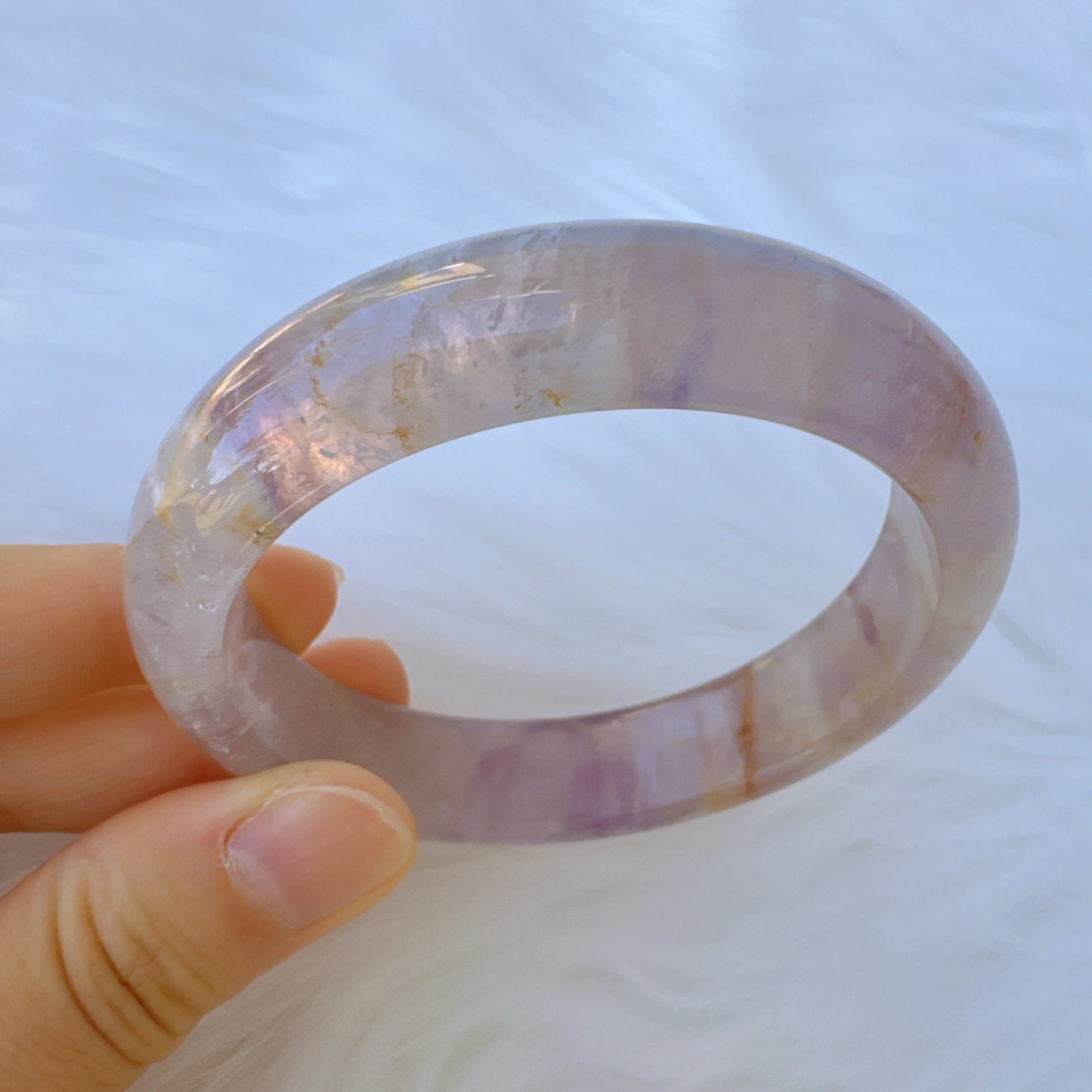 Dreamveil – Natural Amethyst Healing Bangle