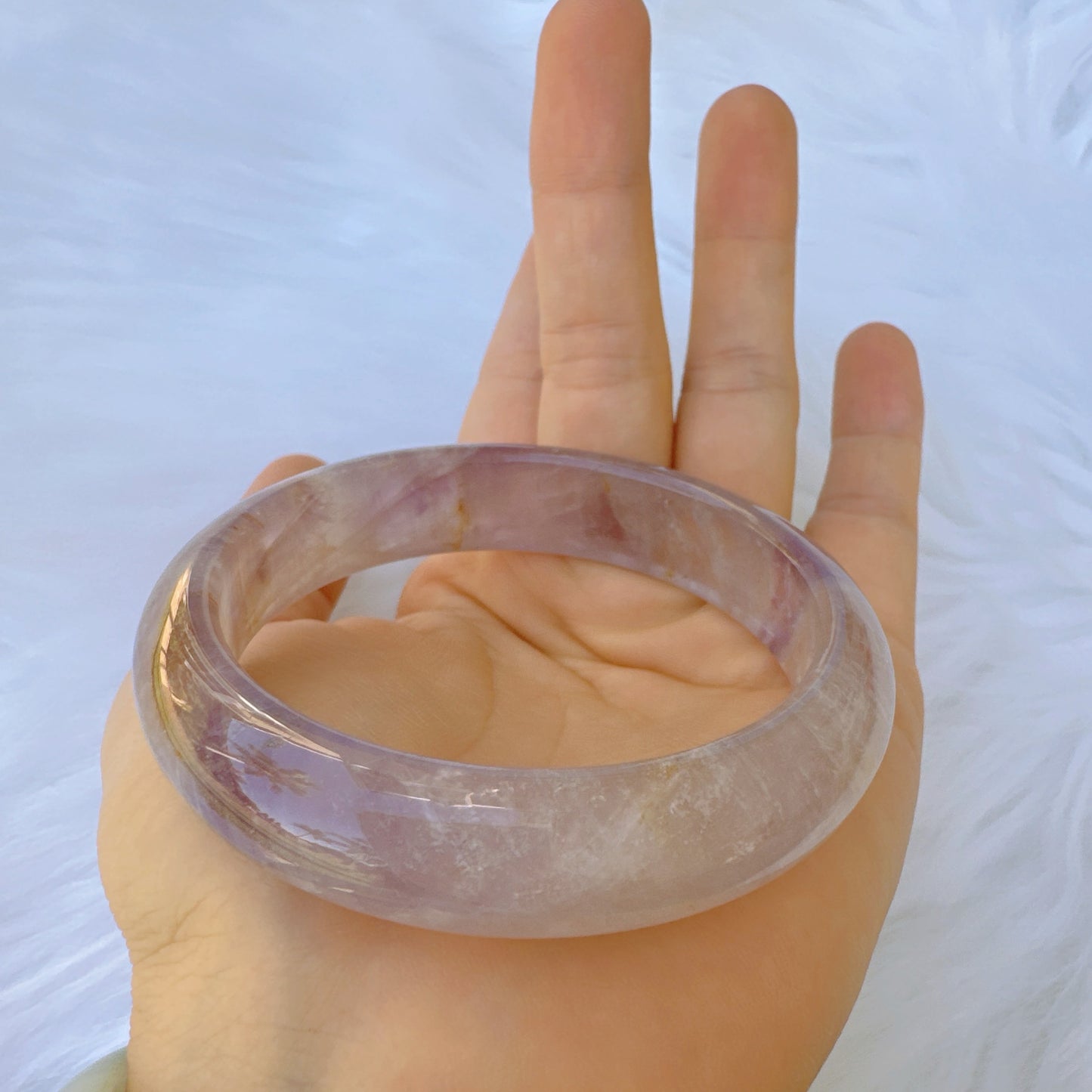 Dreamveil – Natural Amethyst Healing Bangle