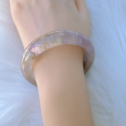 Dreamveil – Natural Amethyst Healing Bangle