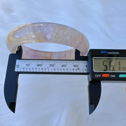 Dreamveil – Natural Amethyst Healing Bangle