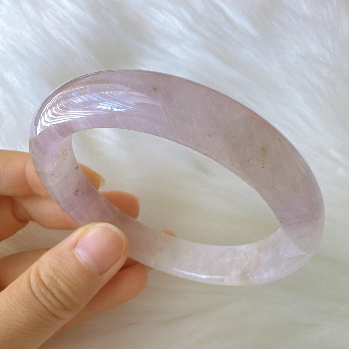 Dreamveil – Elegant Purple Gem Amethyst Bangle Bracelet
