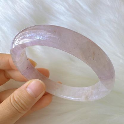 Dreamveil – Elegant Purple Gem Amethyst Bangle Bracelet