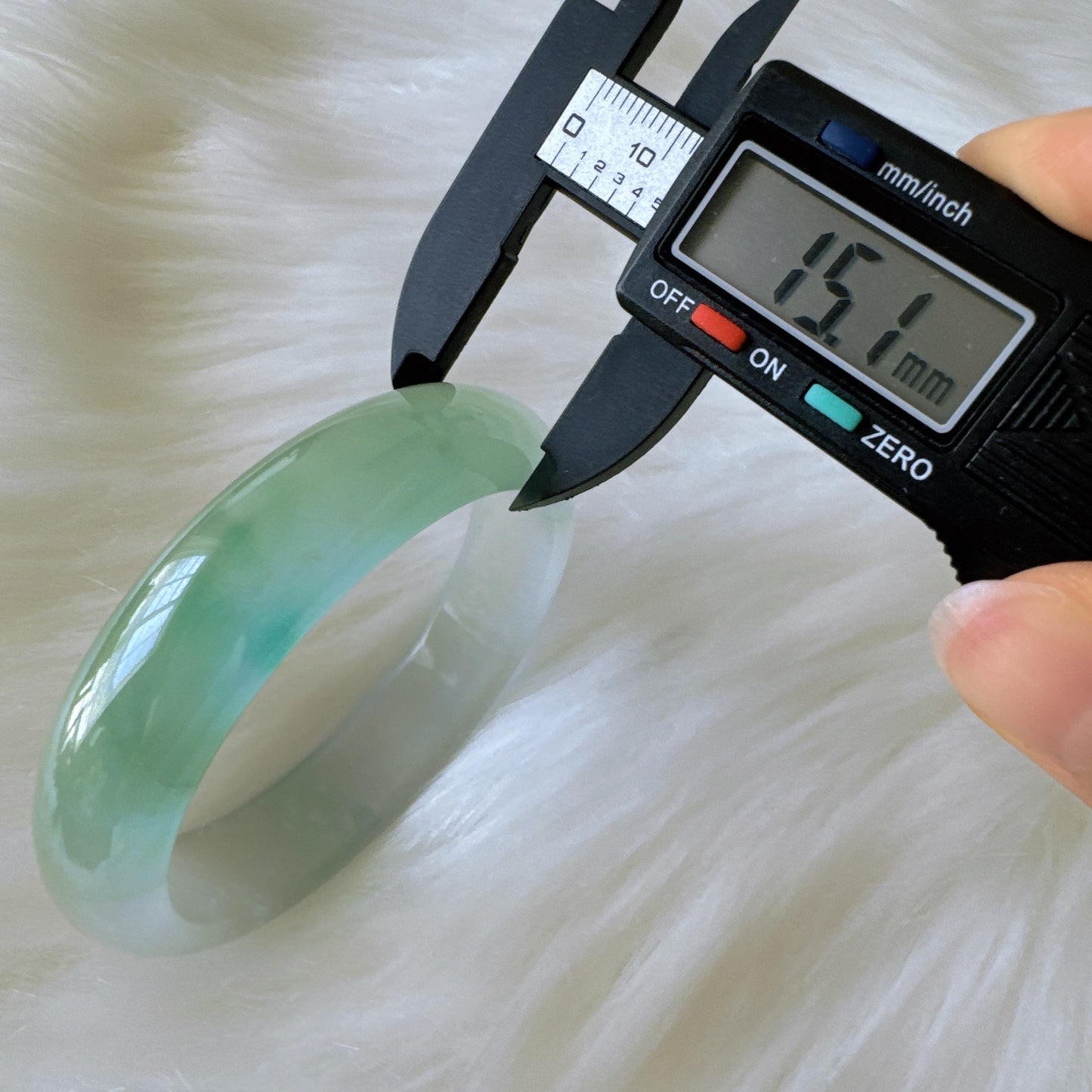 Earthveil - Olive Green Wide Burma Jade Jadeite Bangle Bracelet