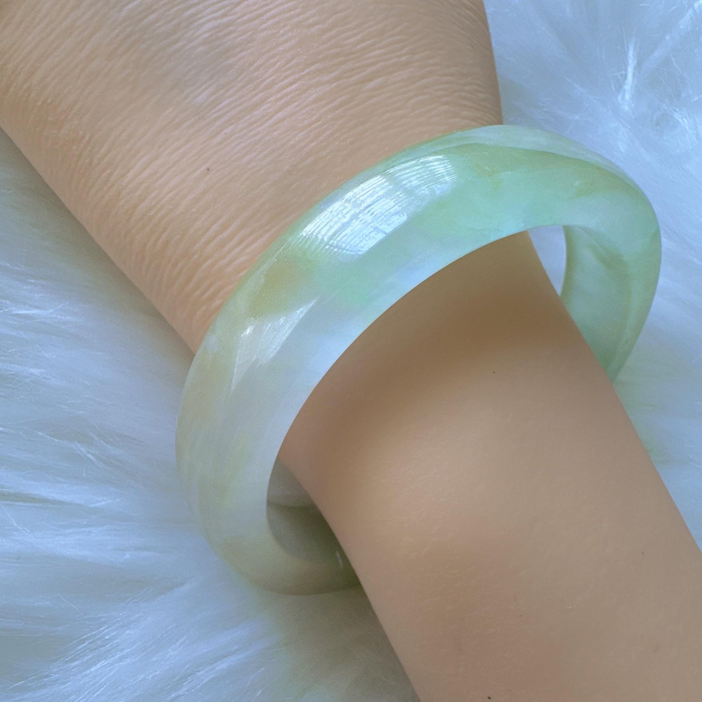 Earthveil - Earthveil – Square-Cut Jade Bracelet